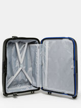 Harde Reiskoffer Moncey Delsey Zwart moncey ROYALMOJ-vue-porte