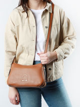 Cross Body Tas Balade Leder Etrier Bruin balade EBAL13-vue-porte