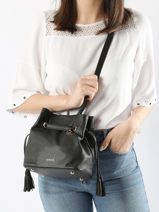 Bucket Bag S Tradition Leder Etrier Blauw tradition ETRA004S-vue-porte