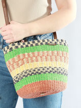 Cross Body Tas Les tropeziennes Veelkleurig buglas TZ01-vue-porte