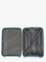 Harde Reiskoffer Seoul Travel Blauw seoul 13M-vue-porte