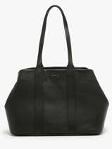 Schoudertassen City Court Leder Lacoste Zwart city court NF4633IE