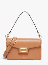 Schoudertassen Angele Leder Lancel Bruin angele A13149