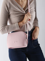 Cross Body Tas Lilou Leder Nathan baume Roze egee 2-vue-porte