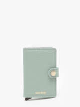 Kaarthouder Leder Secrid Blauw pebble MPE