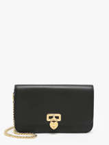 Avondtas Tanner Heart Padlock Leder Lauren ralph lauren Zwart tanner 32962115