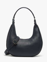 Schoudertassen Caviar Leder Milano Blauw caviar CA24121