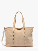 Schoudertassen Velvet Milano Beige velvet VE24113