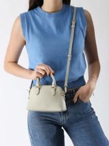 Cross Body Tas Sierra Jia Leder Lancaster Wit sierra jia 1-vue-porte