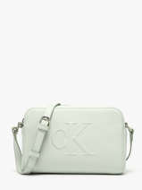 Cross Body Tas Sculpted Calvin klein jeans Groen sculpted 4K3036G