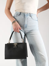 Schoudertassen Th Her Tommy hilfiger Zwart th her AW17190-vue-porte