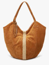 Schoudertassen Vintage Leder Mila louise Bruin vintage 23034V4