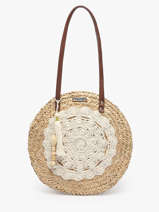 Schoudertassen Bora Stro Les tropeziennes Beige bora TZ02