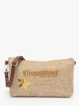 Cross Body Tas Panama Papier Les tropeziennes Beige panama TZ02