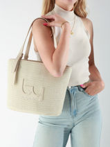 Schoudertassen Creta By byblos Beige creta BS35A02-vue-porte