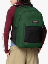 Rugzak 2 Compartimenten Met 15" Laptopvak Eastpak Blauw authentic EK0A5BKS-vue-porte