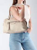 Schoudertassen Bubble Miniprix Beige bubble 2131-vue-porte