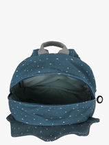 Mini Rugzak 1 Compartiment Trixie Blauw animals 90-vue-porte