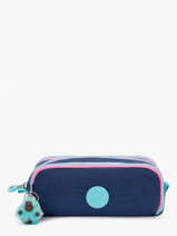 Pennenzak 3 Compartimenten Back To School Kipling Blauw back to school K13564