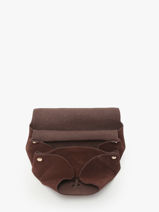 Portemonnee Leder Paul marius Bruin la suite GUSTASUI-vue-porte