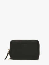 Portemonnee /cross Body Leder Etrier Zwart equestre EEQT096M