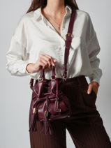 Bucket Bag S Premier Flirt Leder Lancel Violet premier flirt A10109-vue-porte