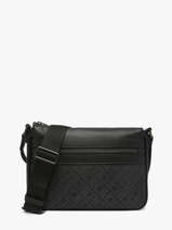 Cross Body Tas Tommy hilfiger Zwart monogram AM13577