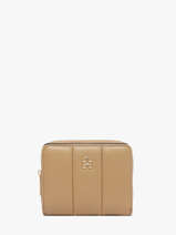 Portefeuille Tommy hilfiger Beige th icon AW17746