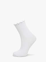 Sokken Pieces Wit socks women 17149458