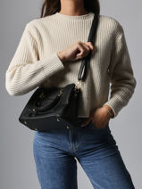 Cross Body Tas Grained Miniprix Zwart grained H6931-vue-porte