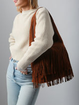 Schoudertas Rodeo Miniprix Bruin rodeo F7516-vue-porte