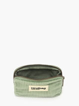 Portemonnee Hindbag Groen velours V-vue-porte