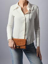 Cross Body Tas Adair Leder Lauren ralph lauren Bruin adair 32980761-vue-porte