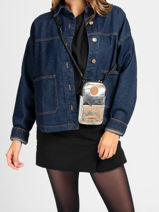 Cross Body Tas Phone Bag Lucky Star Cabaia Zilver lucky star STA-vue-porte