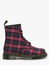 Enkellaarsjes 1460 Uit Leder Dr martens Roze women 41969650