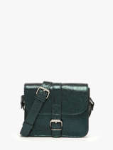 Cross Body Tas L'essentiel Minuit Leder Paul marius Groen minuit ESSENMIN