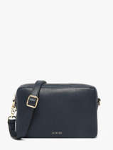 Cross Body Tas Tradition Leder Etrier Blauw tradition ETRA141M