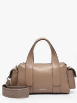 Handtas Signature Logo Strap Polyurethaan Calvin klein jeans Beige signature logo strap 4F3291G