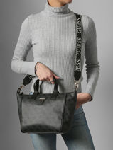 Handtas Follie Guess Zwart follie LB676019-vue-porte