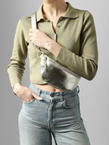 Heuptasje Leder Milano Zilver nine NI19091-vue-porte