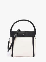 Handtas Hardware Monogram Katoen Calvin klein jeans Wit hardware monogram 4F3348G