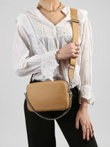 Cross Body Tas Bryant Leder Michael kors Beige bryant S5SYTC5L-vue-porte