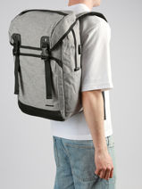 Business Rugzak David jones Grijs business PC037A-vue-porte