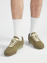 Sneakers Uit Leder Lacoste Groen men 1SMA0067-vue-porte