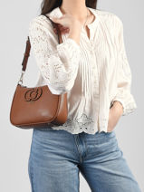 Schoudertas Isola Polyurethaan Guess Bruin isola BG990518-vue-porte