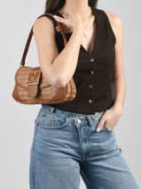 Schoudertas Curiosity Papier By byblos Bruin curiosity BS89B04-vue-porte