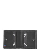 Compacte Portemonnee Oil Leder Etrier Zwart oil EOIL096-vue-porte