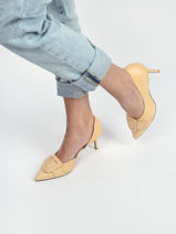 Pumps Uit Leder Tamaris Geel women 28-vue-porte
