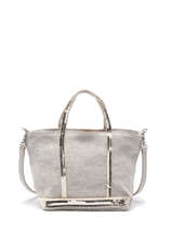 Cross Body Tas Baby Cabas Linnen Vanessa bruno Beige cabas lin 31V40410