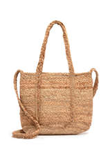 Handtas Pieces Beige kosa 17137027